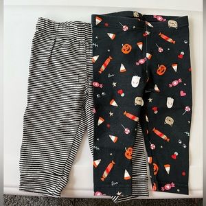 Carters Halloween leggings bundle